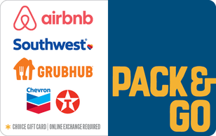 Pack & Go Choice giftcard